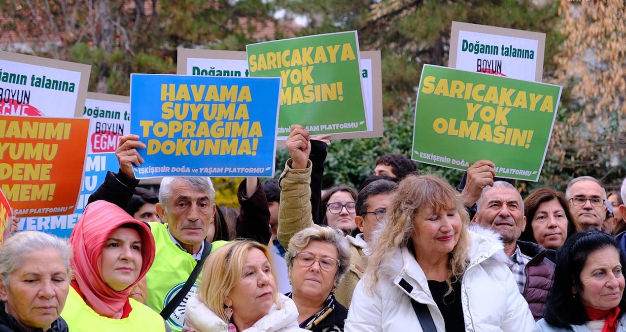 Eskişehir’de siyanürlü madene karşı yürüyüş yapıldı